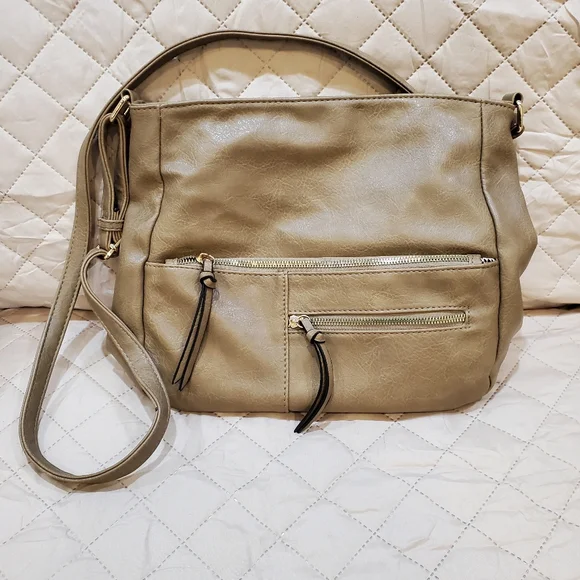 Beige Women's Shoulder Strap Purse - Picture 1 of 7